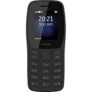 Nokia 105 DUAL SIM, Keypad Mobile Phone with Wireless FM Radio – Charcoal