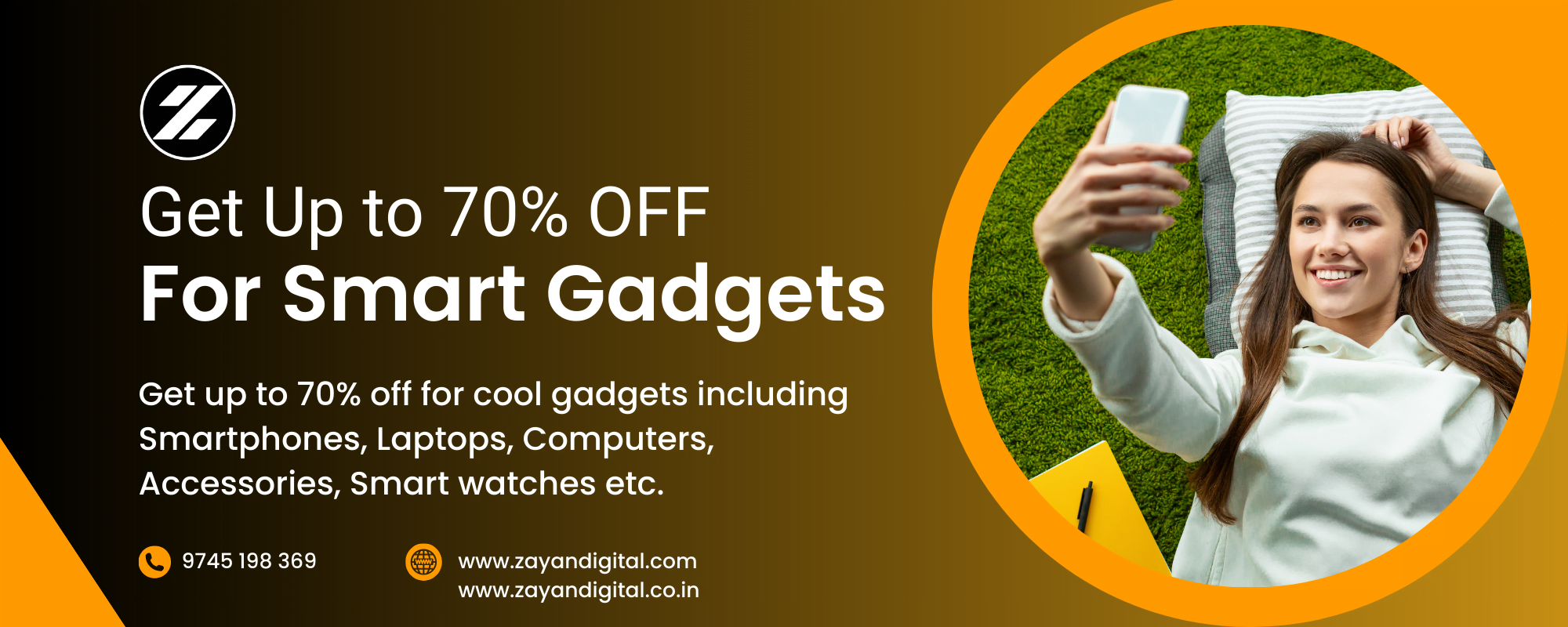 Get up to 70% off for smart phones, accessories and cool gadgets